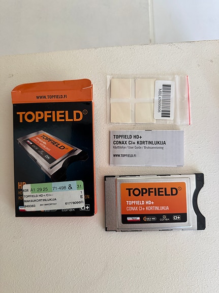 Topfield hd+ conax ci+ kortinlukija