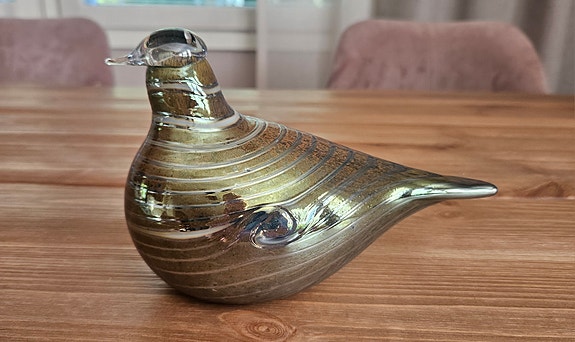 Oiva Toikka Alli-lasilintu Nuutajärvi/Iittala