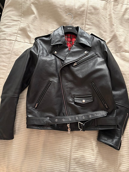 GANT The Leather Biker Jacket L, käyttämätön