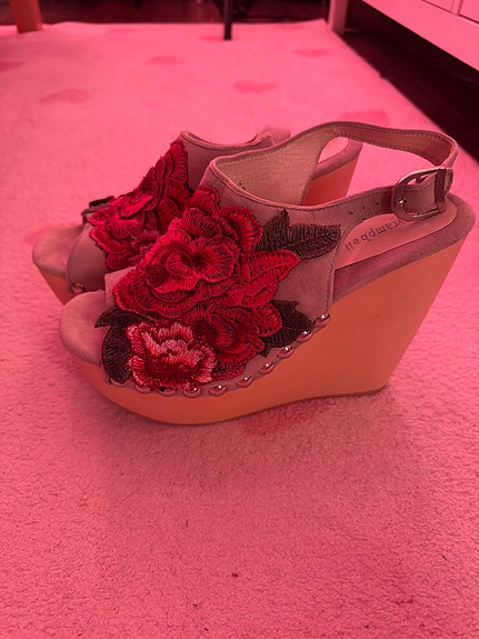 Jeffrey Campbell puiset kiilakorkosandaalit 41