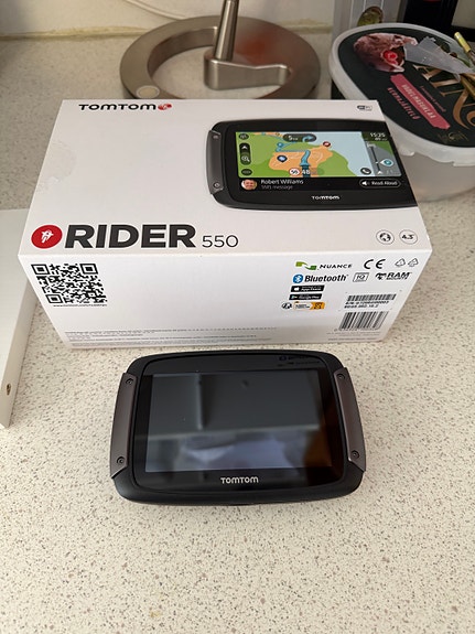 TomTom Rider 550 navigaattori moottoripyörään