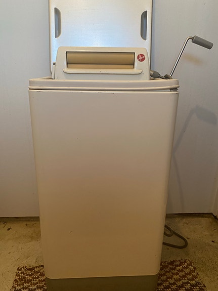 Hoover pesukone rullamankelilla
