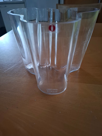 Iittala Aalto maljakko kirkas