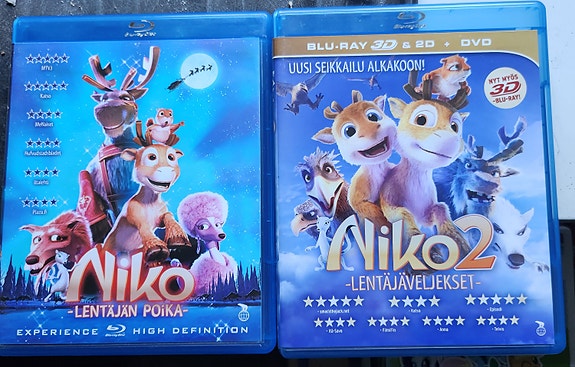 Niko – Lentäjän poika & Niko 2 – Lentäjäveljekset Blu-ray