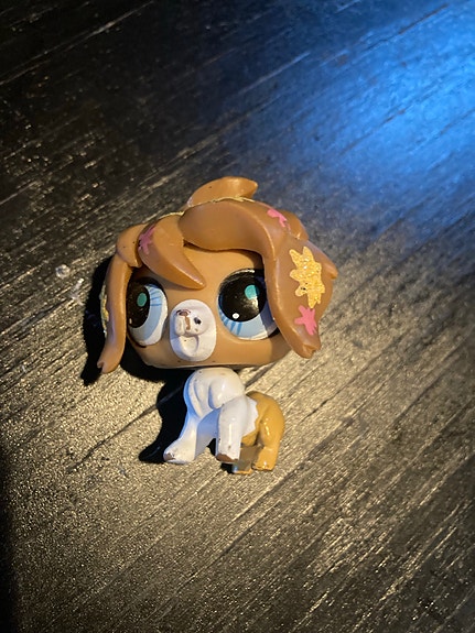 Littlest Pet Shop koira figuuri