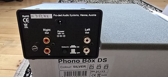 Pro-Ject Phono Box DS Silver