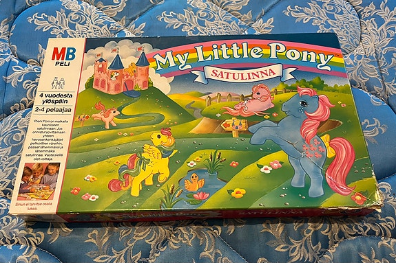 G1 My Little Pony Satulinna-lautapeli vuodelta 1985