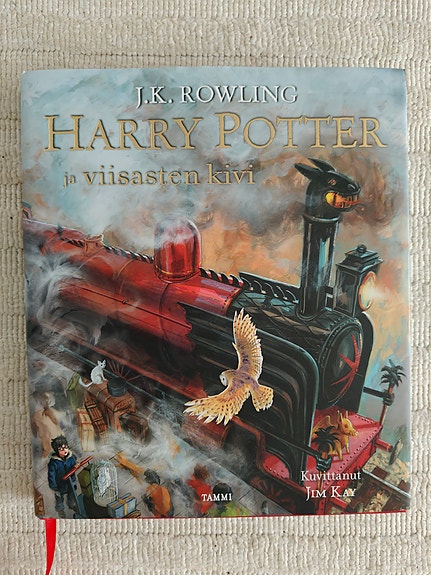 J.K. Rowling Harry Potter ja viisasten kivi kirja (ovh 29,95)