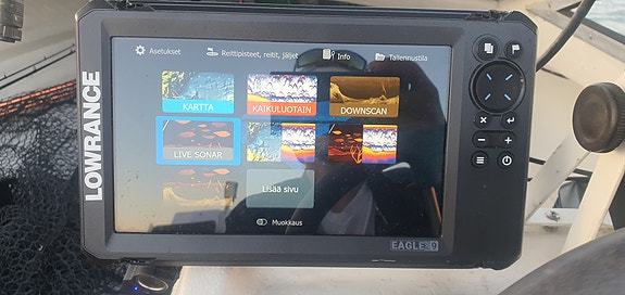 Lowrance Eagle eye 9 kaikuluotain / karttaplotteri