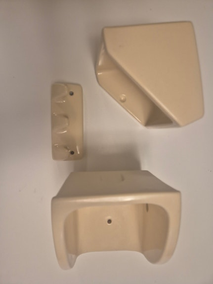 UPEA RETRO-PAKETTI: Arabia beige allas + viemäri tarvikkeet