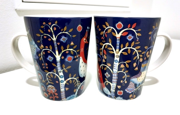 2 kpl Iittala Taika sininen 0,4 l -mukit