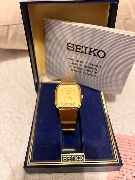 Seiko miesten rannekello kultainen