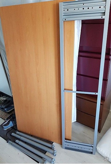Ikea työpöytä 160x80cm GALANT kork60-90cm