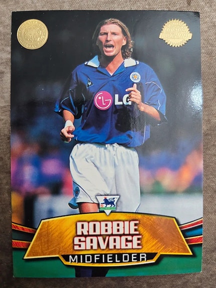 Robbie Savage #LC3 2001-02 Topps Premier Gold