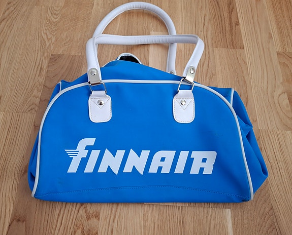 retro Finnair laukku
