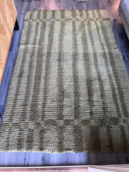 Vihreä Villamatto vintage