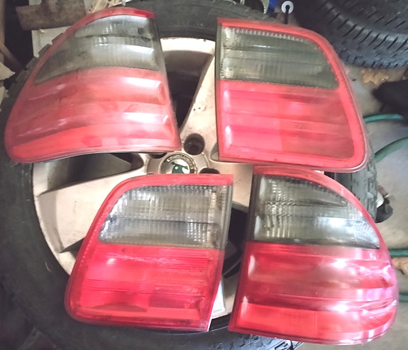 MB W210 farkku takavalosarja + pölärit