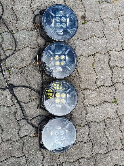9" LED-lisävalot autoon