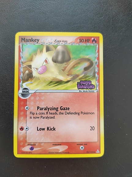 Pokemon-kortti Mankey EX Delta Species
