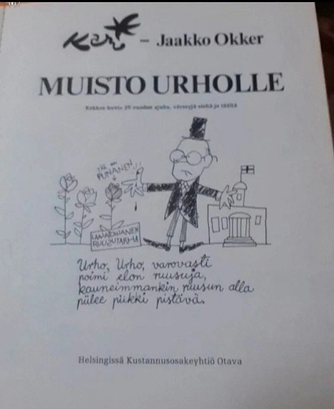 Muisto Urholle-kirja, Kari Suomalainen