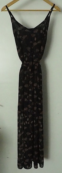 Disturbia Judas Maxi Dress with Waist Tie 38