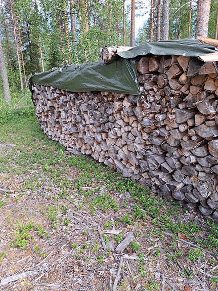 Halkoja polttopuuta