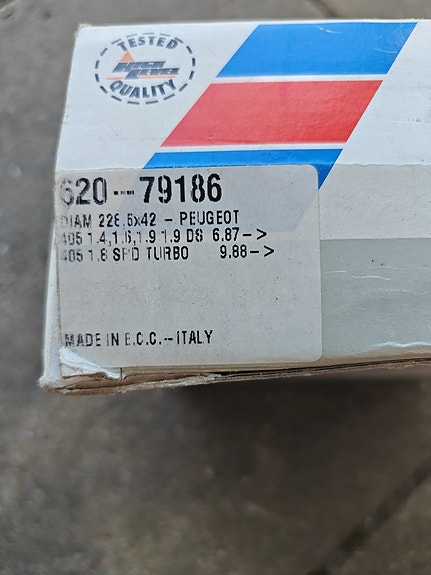 jarrukengät peugeot 405 + virranjakajan kansi