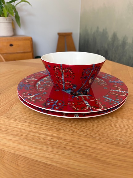 Iittala Taika lautaset ja kulho