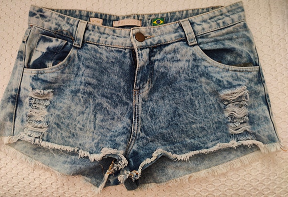 Farkku shortsit
