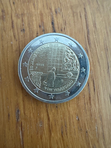 2 euron juhlaraha, Saksa. Varsovan polvistuminen