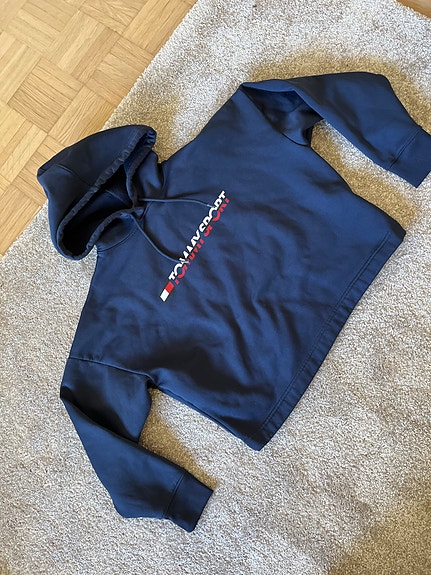 Hilfiger kropattu tekninen huppari
