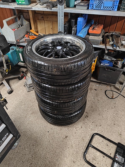 Bmw vanteet renkailla 5x120 17x7,5"