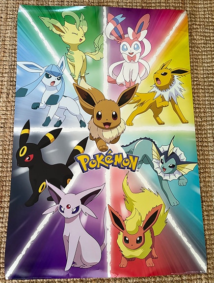 Pokemon-juliste, koko 60x90