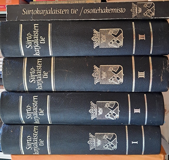 Siirtokarjalaisten tie (Osat I–IV + Osoitehakemisto)