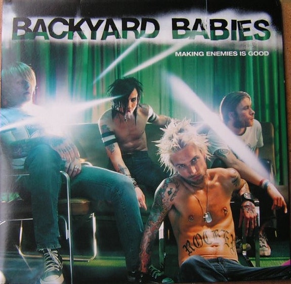 Backyard Babies – Making Enemies Is Good LP White Europe 2001