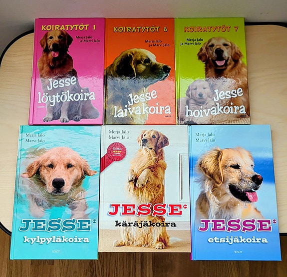Nuorte kirjat: Jesse-koiratyöt kirjasarja, 6 kirjaa
