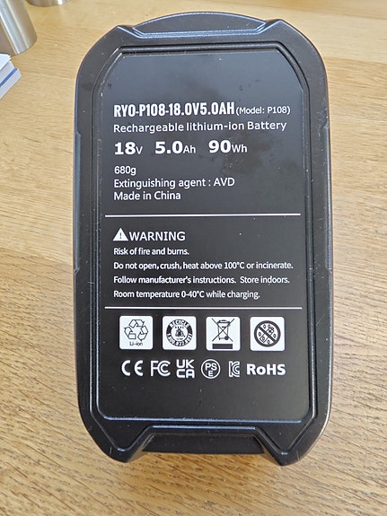 Ryobi one 5Ah akku