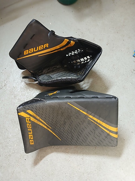 Bauer custom räpylä ja kilpi/tee tarjous