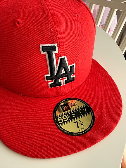 UUSIA 2kpl Era 59FIFTY LA -lippis koko 7 1/8 punainen ja sininen