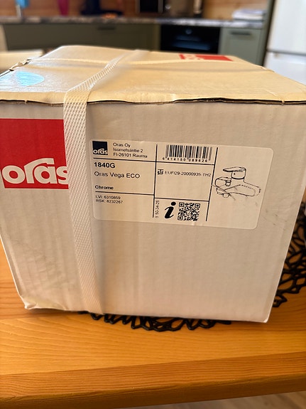 Uusi: Oras Vega ECO 1840G amme- ja suihkuhana kromi