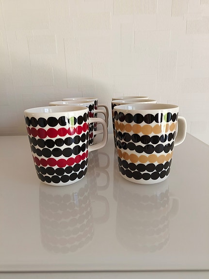 Marimekko siirtolapuutarha mukit