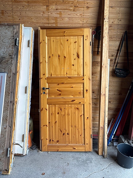 Massiivipuinen väliovi 9x21