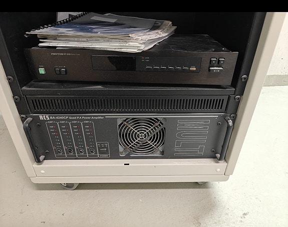 Rcs BA-4240CP Quad P.A Power Amplifier