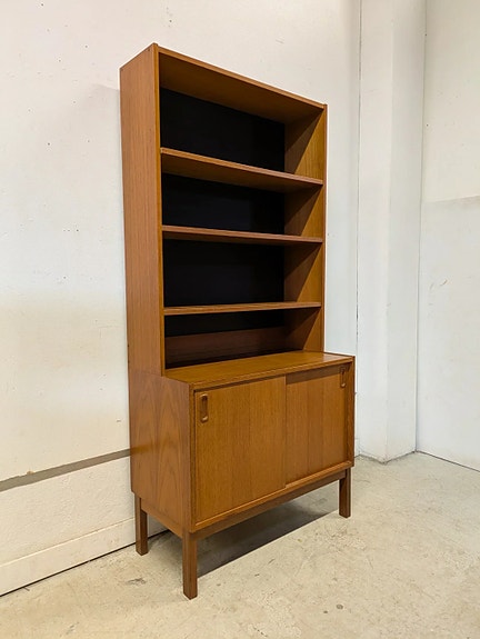Teak kirjahylly 60-luku