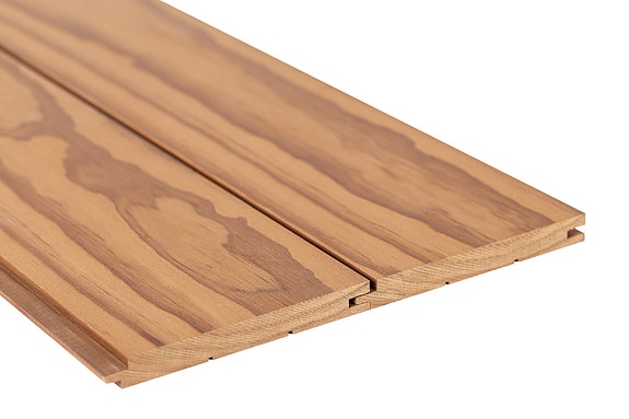 Saunapaneeli Radiatamänty 15x140 STS4 Lämpökäsitelty Intense A-laatu (6,49 €/m)