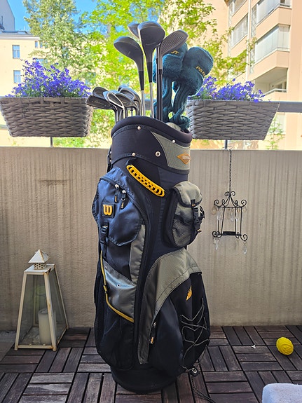 Prosimmon / MacGregor golfmailat ja Wilson golfbägi