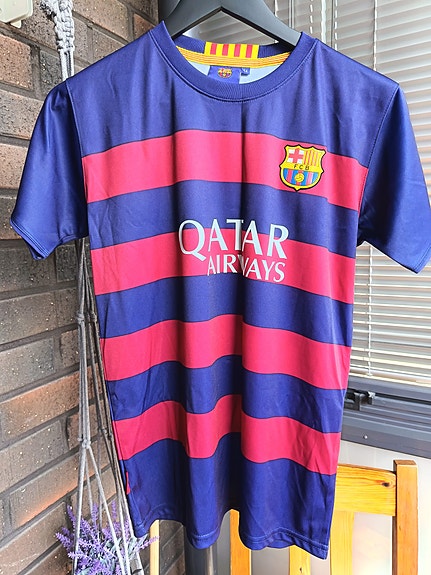 FC Barcelona Messi 10 pelipaita koko s (14) sininen/punainen
