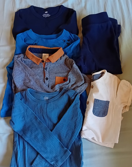 Vaatepaketti pojalle