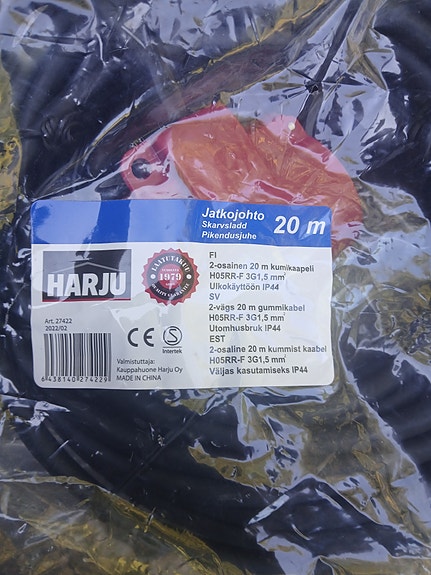 Harju 20m jatkojohto