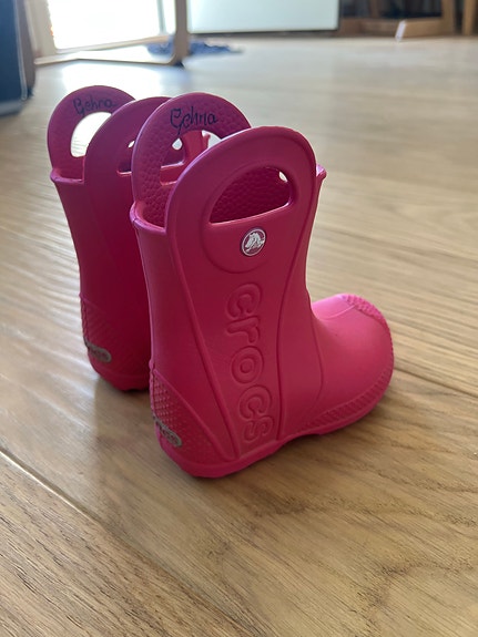 Crocs lasten kumisaappaat koko 22 pinkki unisex